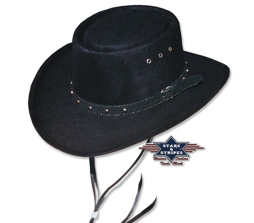 Westernhut black jack - jack,, schwarz