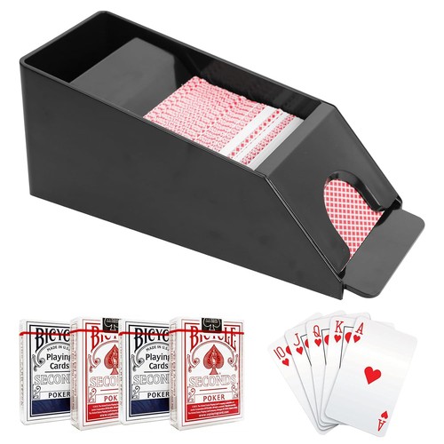 Blackjack dealing shoe clear - dealing,