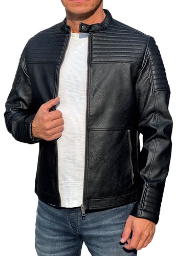 Jack jones lederjacke biker - jack,