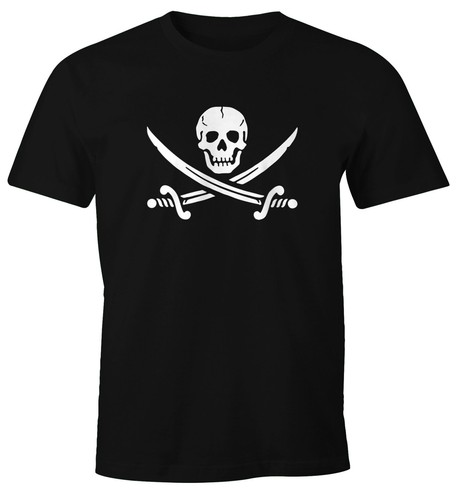 Herren shirt totenkopf pirat - herren,