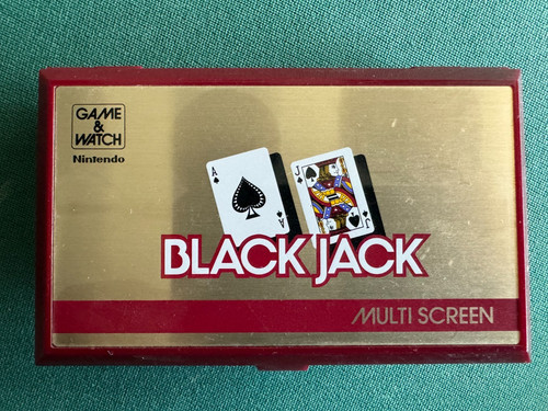 Black jack nintendo game - black,