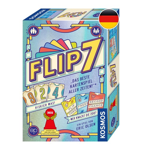 Flip kartenspiel mit - flip, 7