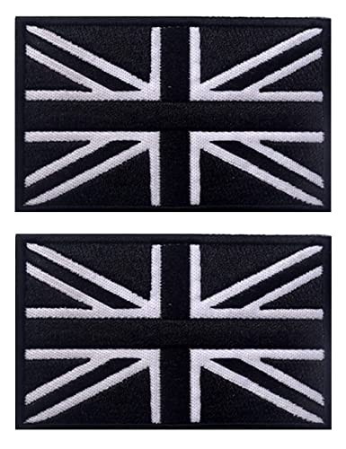 Paar schwarze britische flagge - paar,