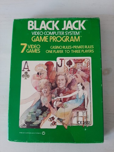 Atari 2600 black jack - atari, mit